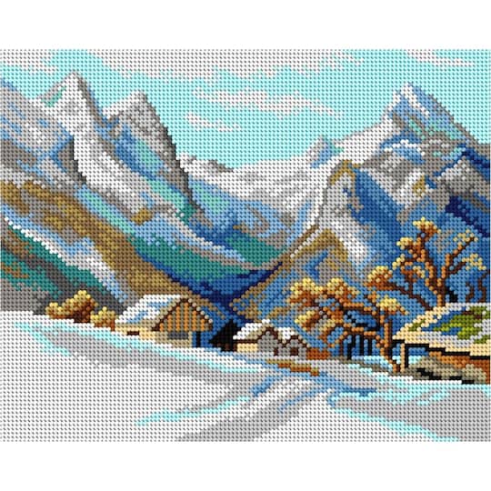 Orchidea Gobelin Edward Theodore Compton - Winter Landscape Halfstitch Canvas